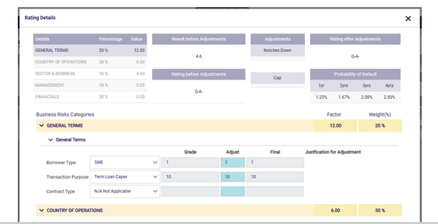 Loan Application - Rating
